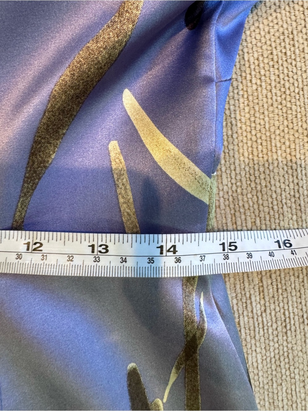 Elie Tahari 93% Silk Floral Draped Sheath Dress Lavender Size 6 - Picture 12 of 15